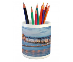 World Tourist Attractions Pencil Pen Holder