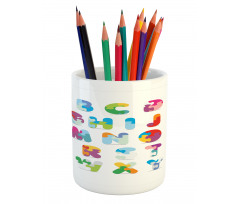 Alphabet Letters Fun Pencil Pen Holder