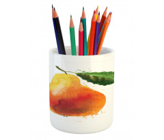 Watercolor Single Fruit Art Pencil Pen Holder