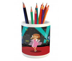 Actress on the Red Carpet Pencil Pen Holder