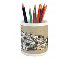 Humor Photographers Art Pencil Pen Holder