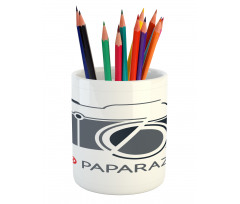 Camera with No Paparazzi Pencil Pen Holder