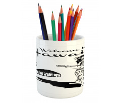 Welcome to Hawaii Words Pencil Pen Holder