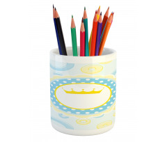 Royal Baby Crown Pencil Pen Holder