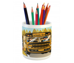 Going on the Bus Trees Pencil Pen Holder