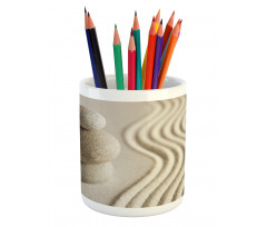 Balanced Rocks Wavy Pattern Pencil Pen Holder