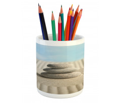 Bundle of Stones Centered Pencil Pen Holder