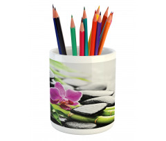 Basalt Bamboo Sticks Motif Pencil Pen Holder