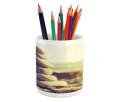 Concept of Balance and Peace Pencil Pen Holder