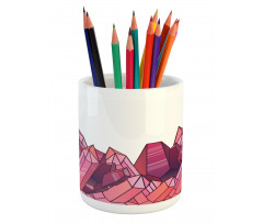 Outlined Sketch Drawing Pencil Pen Holder