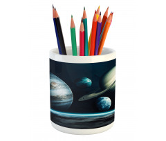 Planets of the Solar System Pencil Pen Holder