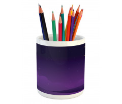 Nightfall with the Moon Pencil Pen Holder