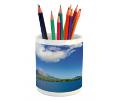 Ometepe Island Shot Pencil Pen Holder