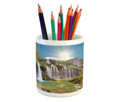 Magnificent Waterfalls Day Pencil Pen Holder