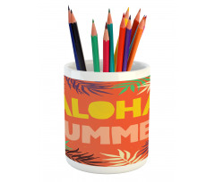 Aloha Summer Exotic Style Pencil Pen Holder