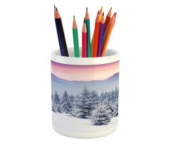 Dreamy Evening Landscape Pencil Pen Holder