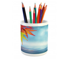 Water Dripping on Lake Pencil Pen Holder