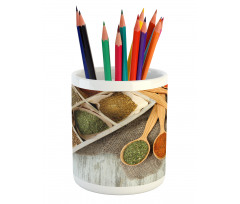 Box Design of Spices Shot Pencil Pen Holder