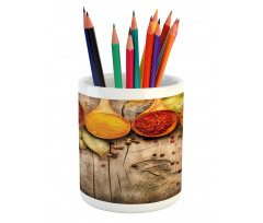 Saffron Turmeric Cinnamon Pencil Pen Holder