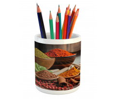 Varieties of Organic Items Pencil Pen Holder