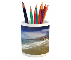 Pacific Coastline Beach Pencil Pen Holder