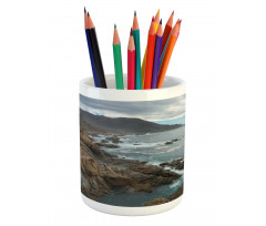 Central Coast Overcast Sky Pencil Pen Holder