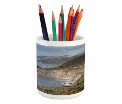 Coast from Hurricane Point Pencil Pen Holder