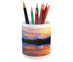 Grand Tetons View at Sunset Pencil Pen Holder