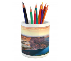 Flaming Gorge Area at Dusk Pencil Pen Holder