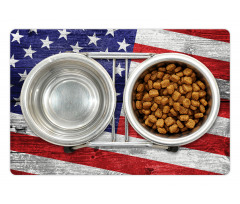 America Patriotic Day Pet Mat