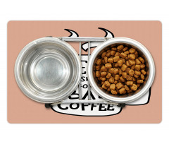 Coffee Lover Mug Concept Pet Mat