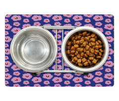 Rhythmic Vibrant Floral Pet Mat