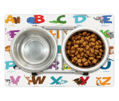 ABC Letters for Animals Pet Mat