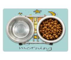 Morning Wake up Time Pet Mat