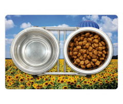 Sunflower Fields Pet Mat