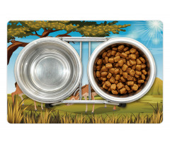 Wildlife Nature Scene Pet Mat