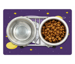 Cat Astronaut Cartoon Pet Mat