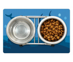 Oceanic Marine Wildlife Pet Mat