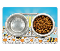 Daisies and Bees Pet Mat