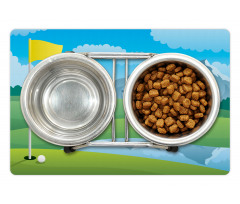 Golfing Field Pet Mat