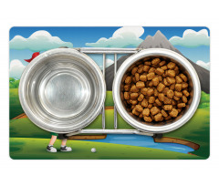 Golfer Children Pet Mat