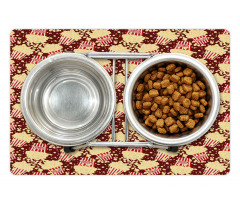 Movie and Popcorn Pattern Pet Mat