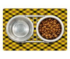 Striped Square Check Pet Mat