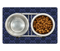 Polka Dots Damask Inspired Pet Mat