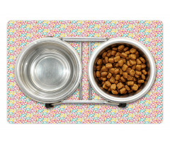 Colorful Stars and Dots Pet Mat