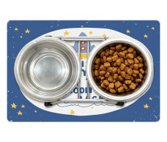 Space Travel Cloud Stars Pet Mat