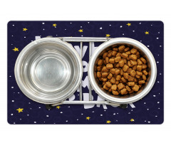 Planets Galaxy Space Pet Mat