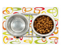 Citrus Tone Ovals Pet Mat