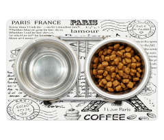 Bonjour Croissan Coffee Pet Mat