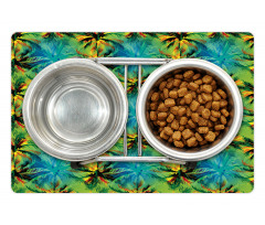 Jumble Exotic Palms Layout Pet Mat